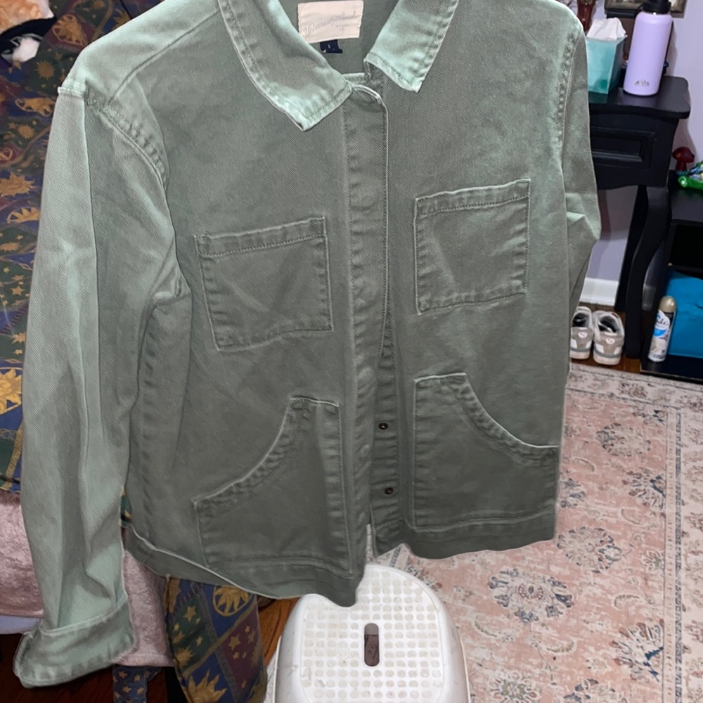 Universal Thread Jean Green Jacket Small